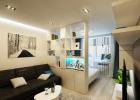 Варианты расстановки мебели в однокомнатной квартире, советы дизайнеров Примеры планировки комнаты 18 кв м