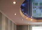 Двухуровневый потолок с подсветкой: интересное решение